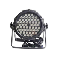 Lampe PAR LED 54x3W, étanche IP65, 180W/200W, DMX512, RGBW, adaptée aux concerts, bars, éclairages DJ, lumières de fête, scènes disco
