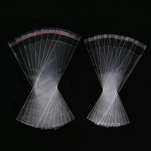 Прозрачные самоклеящиеся пакеты из ОПП для упаковки подарков на заказ для одежды и ювелирных изделий - Product Image 1