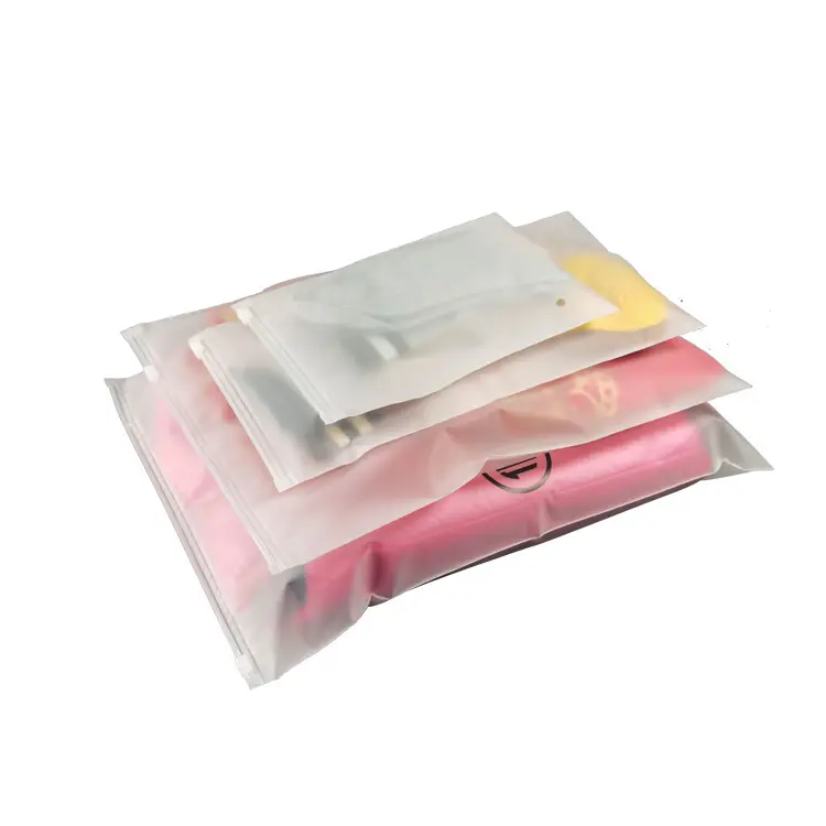 Самоклеящиеся пластиковые Матовые пакеты ziplok, закрывающиеся пакеты для упаковки одежды, пластиковые пакеты с логотипом на заказ, матовый пакет на молнии