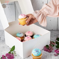 Personalizable papel Kraft corrugado Bento Cake Box Foil al por mayor logotipo personalizado diseño de flores tamaño personalizado pastel de embalaje