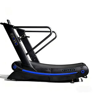 Commerciële Fitness Niet-Gemotoriseerde Speed Fit Loopband Zelfgegenereerde Gebogen Loopband Loopmachine - Product Image 1
