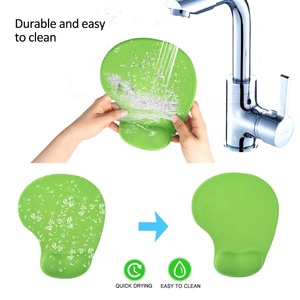 Bộ Nhớ Bọt Bàn Phím Silica <span class=keywords><strong>Gel</strong></span> Chuột Pad Cổ Tay Còn Lại Pad Với Cổ Tay Hỗ Trợ Silicone Mouse Pad - Product Image 4