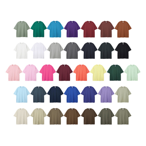 Camiseta de Cuello Alto para Hombre, 100% Algodón, 230 GSM, de Alta Calidad, Tallas Grandes, Color Negro, OEM/ODM - Product Image 2