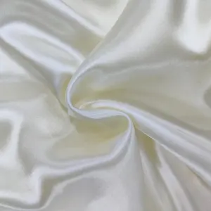 Satin Satin Fabric 100% Polyester White Satin Fabric