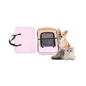 Corral para Mascotas Plegable para Interiores y Exteriores, Jaula para Perros y Gatos de Tela Oxford, Corral Duradero para Cachorros con Bolsa de Transporte - Product Image 1