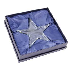 Fermalibro in Vetro a Forma di Stella H19 da 80mm, Decorazioni in Cristallo - Product Image 2