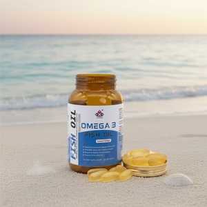 Gélules d'Huile de Poisson Prémium 120 Unités, Enrobage Entérique, 18 % EPA/12 % DHA, Antioxydant Naturel 1200 mg/Gélule, Soutient la Santé Cardiaque et Cognitive - Product Image 1