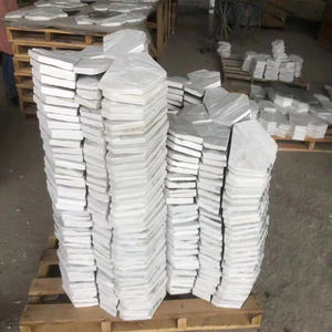 بلاط أردواز طبيعي أبيض شبكي مضاد للحموضة مقطوع حسب المقاس للبيع بالجملة لتصميم أرضيات وجدران الفنادق والحدائق - Product Image 4