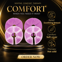 Coussinets de thérapie mammaire Master, coussinets de gel froid pour l'allaitement et la récupération post-partum, soulagement de la douleur, coussinets mammaires en PVC
