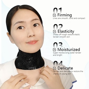 Maschera in Foglio al Carbone di Bambù Nero e Vitamina C per Collo e Viso, Sbiancante, Rassodante, Idratante con Collagene, Etichetta Privata, Vendita all'Ingrosso - Product Image 4