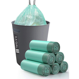 Bolsas de Basura con Cordón, Más Vendidas, de 8-13-20-30 Galones, Reciclables, de PE, Tamaños Personalizados para Pañales y <span class=keywords><strong>Tampones</strong></span>, Éxito en el Mercado de EE. UU./UE - Product Image 2