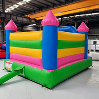Trampolín Pequeño Resistente al Desgaste de Alta Calidad para Fiestas Familiares, Varios Estilos de Dibujos Animados, Casa de Brinco Inflable Personalizable