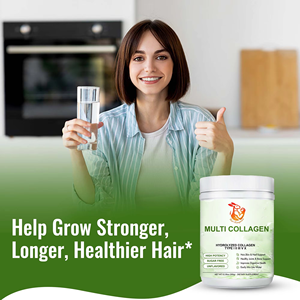 Polvo de Colágeno Múltiple OEM ODM con Vitamina C que Ayuda a que el Cabello Crezca Más Fuerte, Largo y Saludable - Product Image 4
