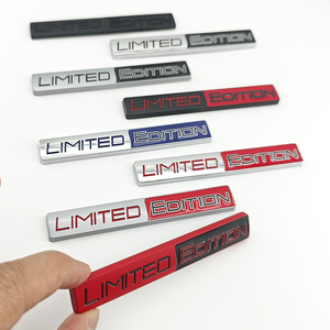 Stiker Logam 3D Edisi Terbatas, Perekat Sendiri, Tahan Air, untuk Bagasi Belakang Motor, Stiker <span class=keywords><strong>Fender</strong></span>, Dekorasi & Pelindung Bodi - Product Image 5