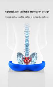 Coussin de siège pour artefacts de bureau Coussin de décompression pour douleur au <span class=keywords><strong>coccyx</strong></span> Coussin de pet pour protéger les fractures Oreiller de positionneur de <span class=keywords><strong>coccyx</strong></span> - Product Image 4