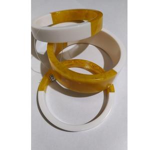 High Gloss Smooth Finished Resin Bangle <b>Bracelet</b> for Womens Jewelry Available in Multicolor for Export Sale - Product Image 1