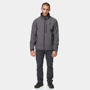 Chaquetas softshell para hombre, forradas de lana, para invierno, al por mayor, impermeables, transpirables, para senderismo, tácticas, con capucha, ropa de trabajo personalizada - Product Image 1