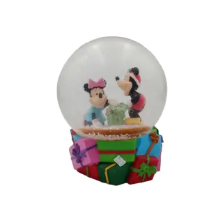 OEM Atacado Personalizado Globo De Neve Neve SnowGlobe Natal decoração Do Mouse