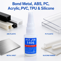 Adhésif instantané à usage général KEJIA KJ-1406 |   Liquide transparent à un composant |   Bonds PA ABS PC Acrylique PVC TPU Caoutchouc 20g