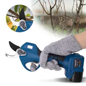 LCD 16.8V 28mm Cordless Electric Pruner 88VF Pruning Shears Efficient Fruit Tree Bonsai Pruning Branche Cutter Landscaping Tool