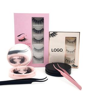 Sunland Private Label Handmade short middle lash 9mm 12mm 15mm 18mm Fluffy Faux Mink Lashes fornitore di ciglia - Product Image 3