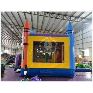 13フィートトランポリンおもちゃインフレータブルボウンスハウスインフレータブルトランポリンクレヨンバウンスハウス子供大人ジャンプ - Product Image 2