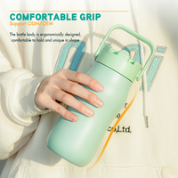 Offre Spéciale 2025 – Gourde Sportive Isotherme en Acier Inoxydable 304, Forme Citrouille, avec Logo Personnalisé, Sans BPA et Couvercle Anti-Fuite