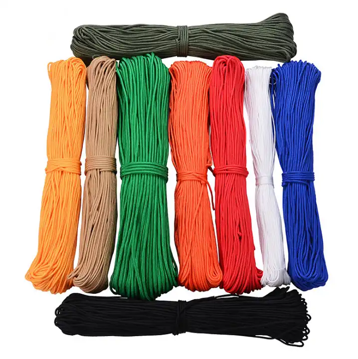 Factory Wholesale Multicolor Nylon Braided Rope