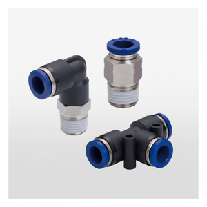 Pièces pneumatiques des raccords équivalents SPE6 en acier inoxydable PISCO SUS303 - Product Image 1