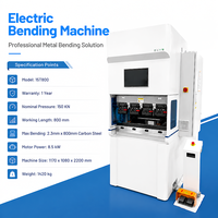 Prensa Plegadora Eléctrica Servo Pequeña de 15T y 800mm, Personalizada OEM, para Fabricación de Chapa de Acero al Carbono
