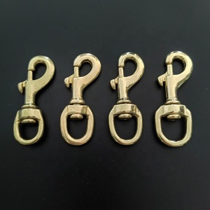 Strong Solid Brass Bolt Swivel Snap <strong>Hook</strong> <strong>Clip</strong> for Dog Leash DIY Leather Crafts Bag Hardware - Product Image 2