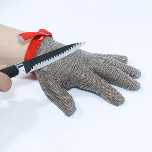 Résistant aux coupures S - XL Fil d'acier inoxydable <span class=keywords><strong>Maille</strong></span> métallique Anneau <span class=keywords><strong>Maille</strong></span> <span class=keywords><strong>Gant</strong></span> Boucher Protection Gants <span class=keywords><strong>de</strong></span> sécurité - Product Image 1