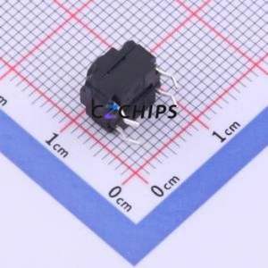 YTS1K0042FBT00 Tactile Switch Through hole Component (THT) Switch 2.5N 8mm 8mm 6.5mm - Product Image 2