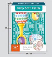 Baohan Bébé Hochet En Peluche Maracas Instruments De Musique Nouveau-Né Bébé Hochets En Peluche Jouets