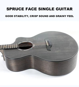 Gitar Akustik Harga Pabrik Terjangkau dengan Tekstur Kayu yang Kaya dan Resonansi Suara yang Menawan - Product Image 4