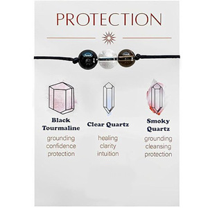 बेस्टोन डेन्टी ट्रेंडी सोने की बनी रस्सी क्रिस्टल कंगन जन्मदिन उपहार कार्ड ब्रैसलेट प्राकृतिक जैड पत्थर बेडेड ब्रेसलेट - Product Image 6