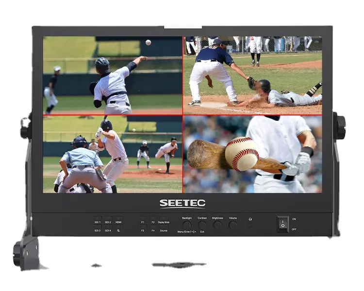 SEETEC ATEM156S 15.6 inch Multi-camera Broadcast Monitor 3G-SDI HDMI Full HD 1920x1080