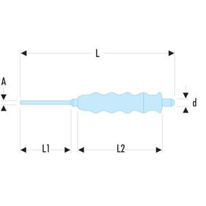 FACOM - 255.G4 Sheathed centre punches - EAN 3148511604526 <b>HAMMERS</b> AND CHISELS CROSS CUT CHISELS AND <b>PIN</b> PUNCHES - Product Image 2