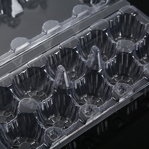 Bán Buôn Dùng Một Lần PET/PVC Vận Chuyển Vỉ Hộp Gói <span class=keywords><strong>10</strong></span> Lỗ Trứng Thùng Carton Tủ Lạnh Khay Nhựa Cho Trứng - Product Image 2