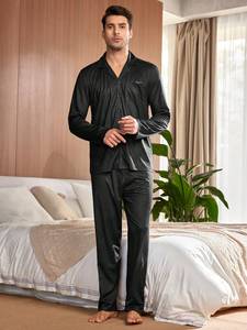 Pigiama Estivo da <span class=keywords><strong>Uomo</strong></span> Personalizzabile, Ecologico, Casual, Sexy, Traspirante e ad Asciugatura Rapida - Product Image 1