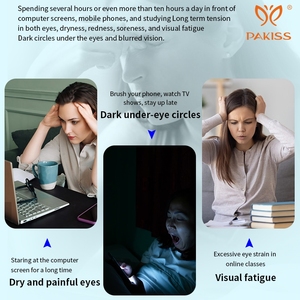 Dispositivo Inalámbrico para el Cuidado de los Ojos PAKISS – Recargable de 1200 mAh, Tela de Proteína para la Piel, Masaje 3D con Bolsas de Aire para la Fatiga Ocular y las Ojeras - Product Image 5