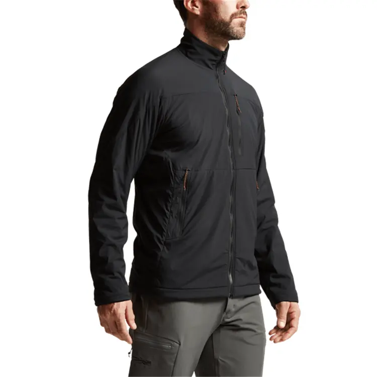 Men's Jackets Breathable Camo Custom Sublimation Outdoor Winter Coats Waterproof Zip Up Windbreaker Jacket
