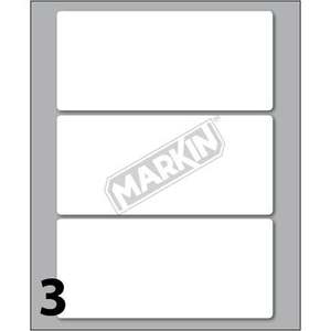 CONFEZIONE DA 30 ETICHETTE BIANCHE 100X46MM - Product Image 1