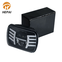 Lampu Sorot Led Super Terang Otomatis Tahan Air, Lampu Offroad Mobil Ip68 Persegi 12 V 24V 7 Inci