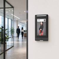 Terminal de Acceso Exterior con Reconocimiento Facial Dinámico por IA de 7 Pulgadas, Impermeable IP65, con Visión Nocturna para Estacionamientos y Puertas de Vehículos