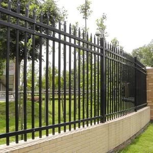 Keskin üst tasarım Anti tırmanma pas geçirmez fabrika doğrudan fiyat avantajı ile özel yükseklik Pickets galvanizli çelik çit - Product Image 2