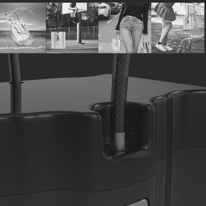 תיבת נעילה ניידת חיצונית בטוחה עמיד למים סיסמא עם כבל עבור תיק קטן בטוח עם מנעול משולב - Product Image 6