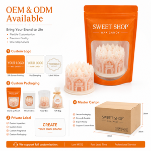 Caramelos de Cera de <span class=keywords><strong>Castillo</strong></span> de 200g, Regalo Perfecto, Diseño Impresionante y Atractivo, Dulces Masticables - Product Image 6