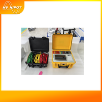 Testeur multifonctionnel de rapport de transfert de transformateur HVHIPOT TDR-S et testeur de résistance d'enroulement CC 20A pour transformateurs à enroulement CC