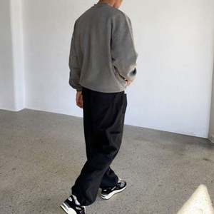 Sudadera de cuello redondo vintage personalizada, sudaderas de cuello redondo en blanco para hombres, sudadera con Jersey lavado ácido - Product Image 4